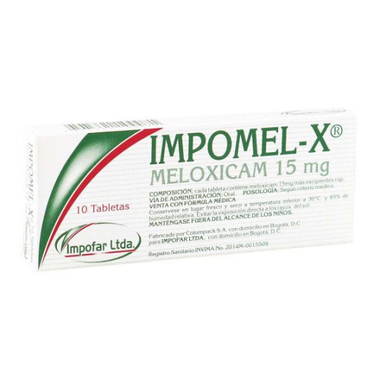 IMPOMEL-X (MELOXICAM) 15 MG 10 TBS 