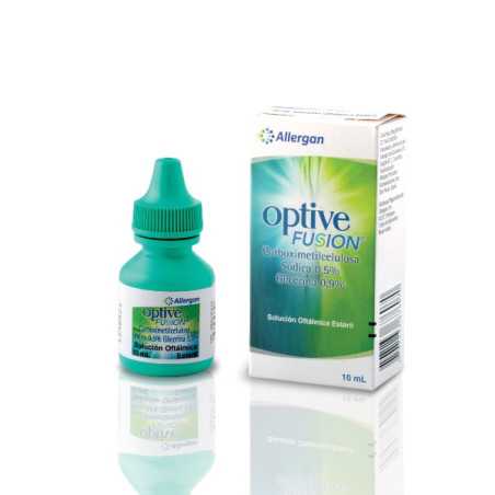 OPTIVE FUSION SOLUCION OFTALMICA 10 ML CARBOXIMETILCELULOSA GLICERINA