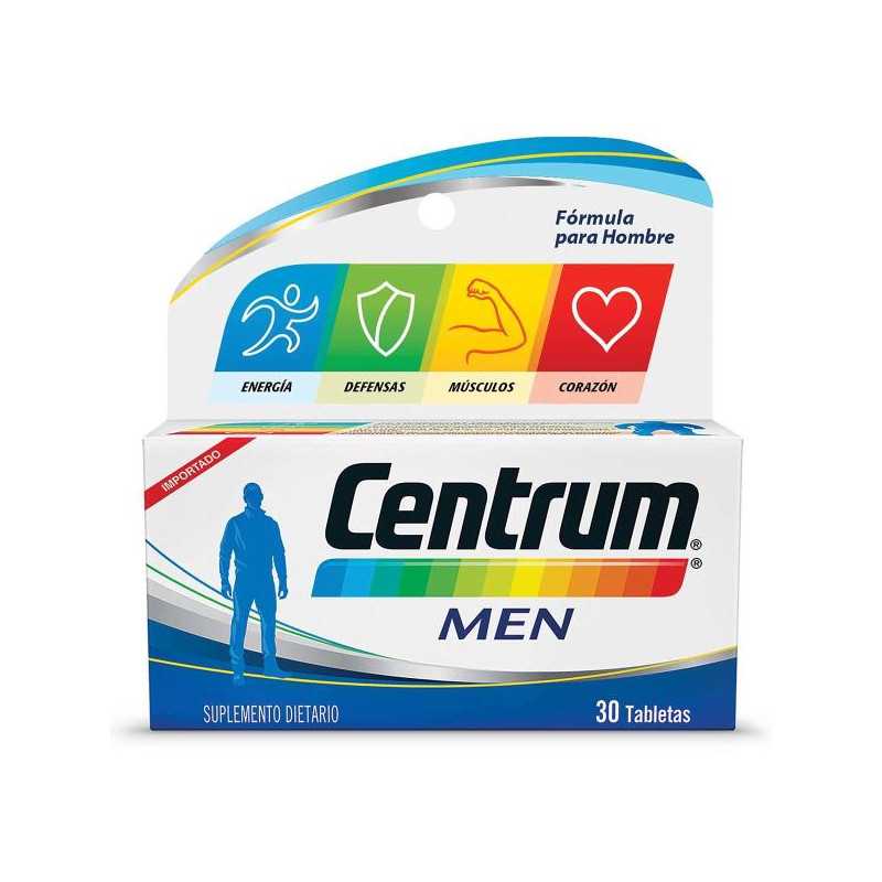 CENTRUM MEN 30 TABLETAS VITAMINAS Y MINERALES