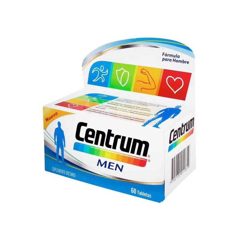 CENTRUM MEN 60 TABLETAS VITAMINAS Y MINERALES