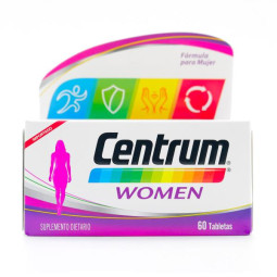 CENTRUM WOMEN 60 TABLETAS VITAMINAS Y MINERALES