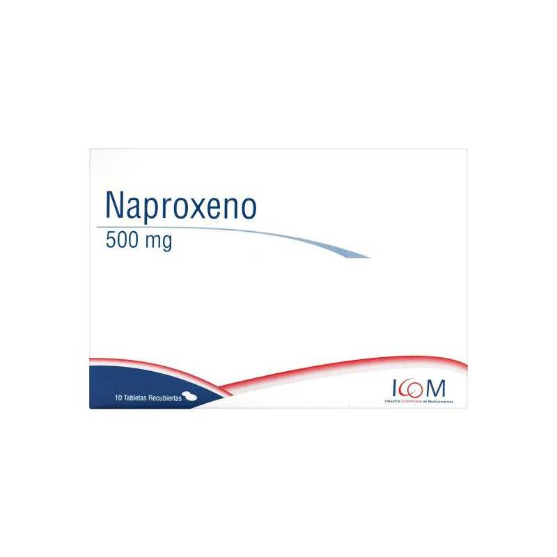 NAPROXENO 500 MG 10 TBS ICOM (PUMCV) NAPROXENO