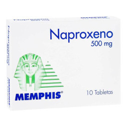 NAPROXENO 500 MG 10 TABLETAS MEMPHIS NAPROXENO 