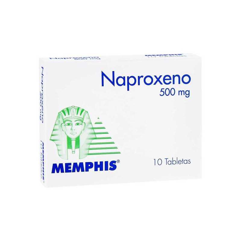 NAPROXENO 500 MG 10 TABLETAS MEMPHIS NAPROXENO 
