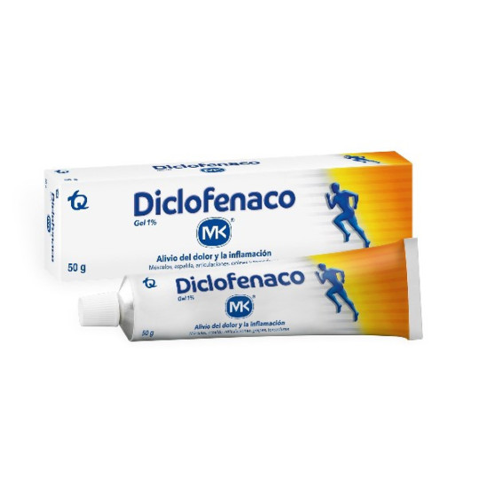 DICLOFENACO GEL 0.1% X 50 GMS MK