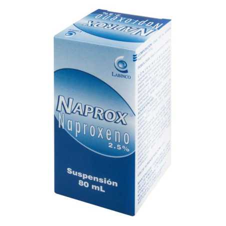 NAPROX 2.5 % SUSPENSION 80 ML NAPROXENO 