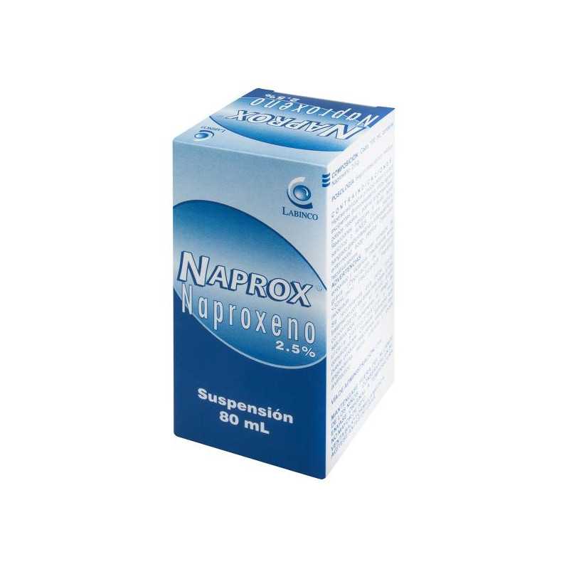 NAPROX 2.5 % SUSPENSION 80 ML NAPROXENO 