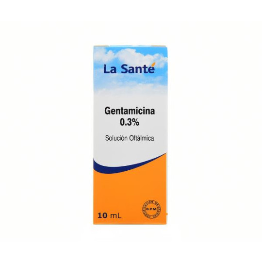 GENTAMICINA 0.3% OFTALMICA 10 ML LS GENTAMICINA GENTAMICINA 0.3% OFTALMICA 10 ML LS GENTAMICINA