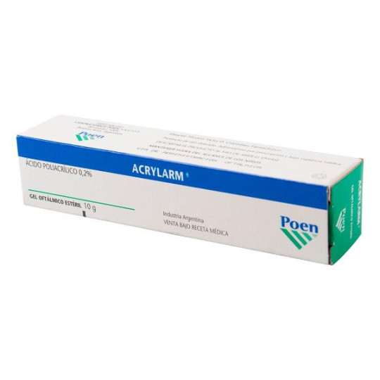 ACRYLARM GEL OFTALMICO 10 GR ACIDO POLIACRILICO ACRYLARM GEL OFTALMICO 10 GR ACIDO POLIACRILICO