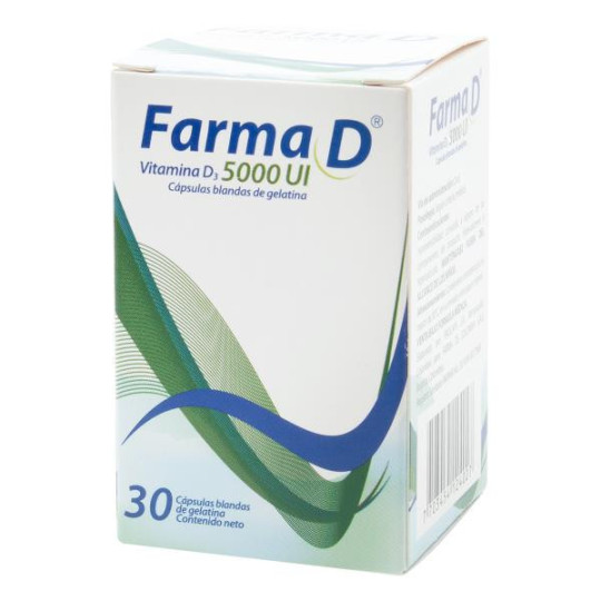 FARMA D VITAMINA D3 5000 UI 30 TBS VITAMINA D
