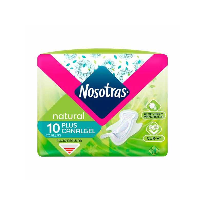 TOA.NOSOTRAS NAT.PLUS CANALGEL 10 UDS 