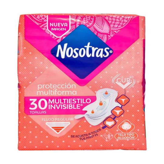 NOSOTRAS INVISIBLE MULTIESTILO 30 UDS 