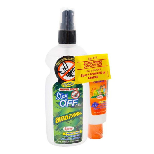 REP STAY OFF SPR.AMAZON 200ML CRE 60GR REP STAY OFF SPR.AMAZON 200ML CRE 60GR