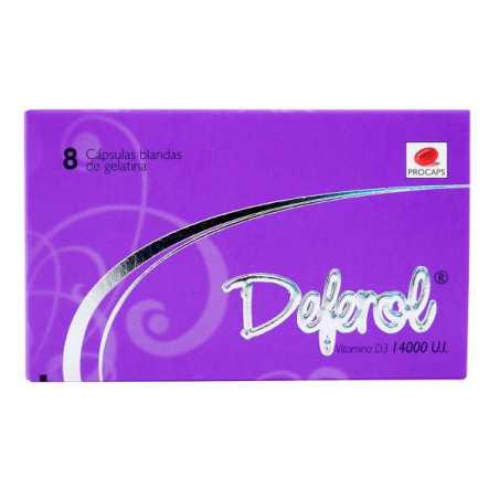 DEFEROL VIT.D 14000 UI CAJA 8 CAP 
