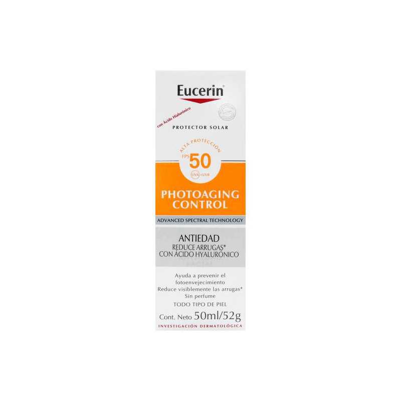 EUCERIN PROTECT.SOLAR FPS 50 ANT.AG 50ML BLOQUEADORES 