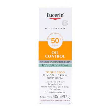 EUCERIN SUN FACE OIL CONTROL SPF 50 50ML BLOQUEADORES