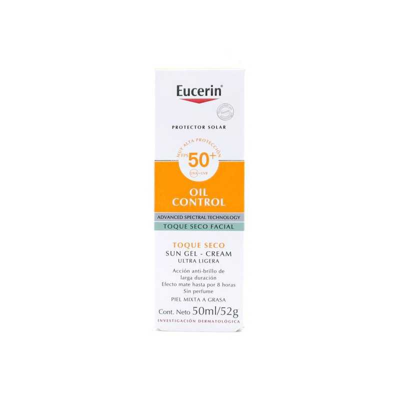 EUCERIN SUN FACE OIL CONTROL SPF 50 50ML BLOQUEADORES