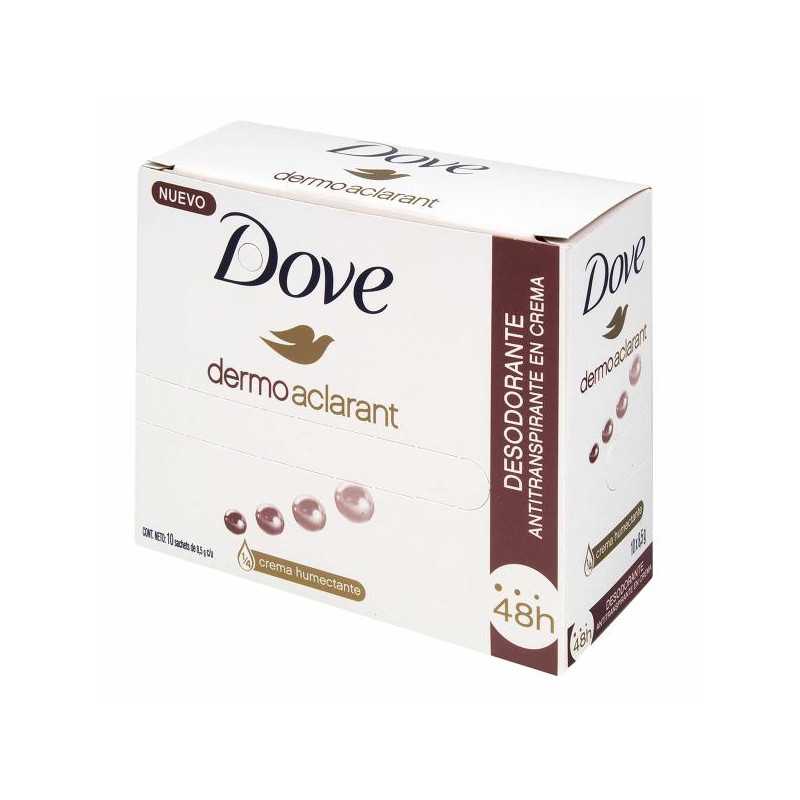 DTE.DOVE DERMO ACLARANT 8.5 GR x 10 SBS 