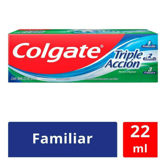 CRE.DEN.COLGATE TRI.ACC.22GR 12 UDS CREMAS