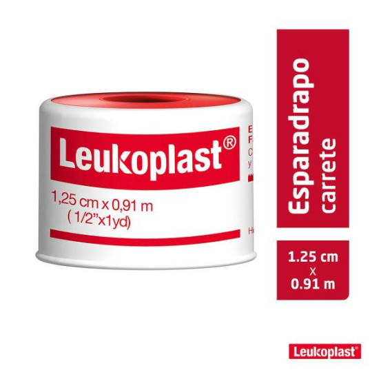 ESP.LEUKOPLAST 1/2X1 24 UDS ESPARADRAPOS