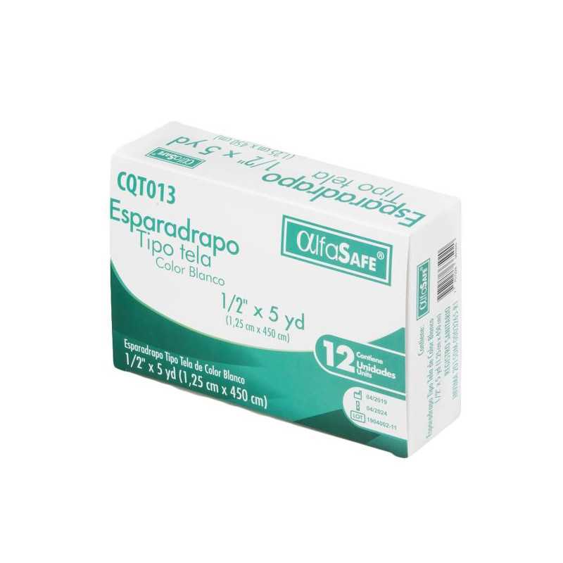 ESP.TELA ALFA BLANCO 1/2X5 12 UDS ESPARADRAPOS
