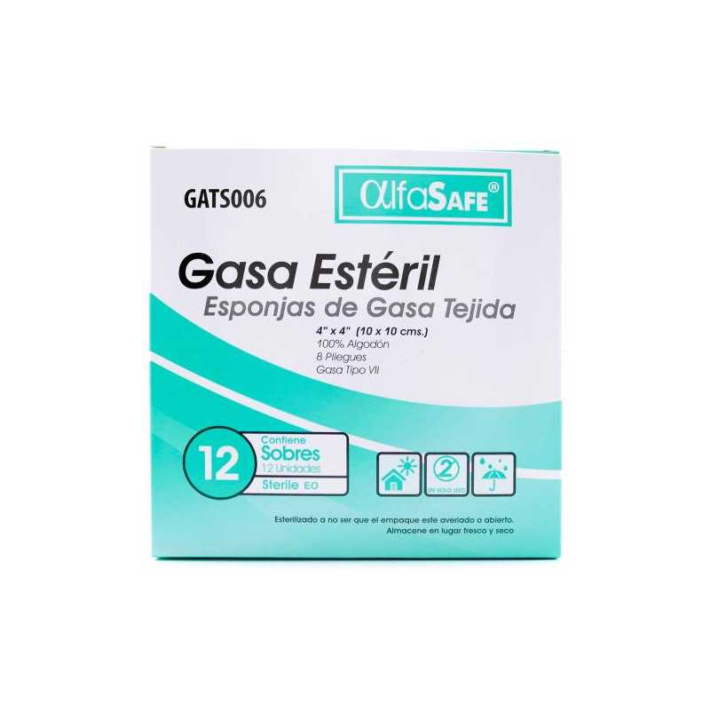 GASA ALFA SAFE ESTERIL 4X4X2 YD 24 UDS GASAS