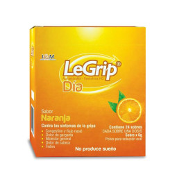 LEGRIP DIA NARANJA 500MG 24 SBS ICOM