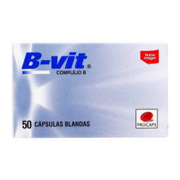 B VIT 50 MGS X 50 CAPS (COMPLEJO B)