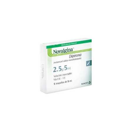 NOVALGINA 5 ML 5 AMPOLLAS DIPIRONA