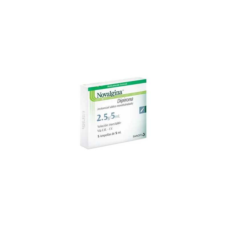 NOVALGINA 5 ML 5 AMPOLLAS DIPIRONA