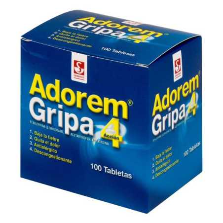 ADOREM GRIPA 100 TBS ACETAMINOFEN