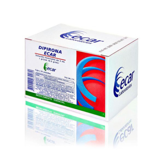 DIPIRONA 2 ML 25 AMPOLLAS EC DIPIRONA