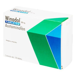 WINADOL 500 MG 100 TABLETAS ACETAMINOFEN