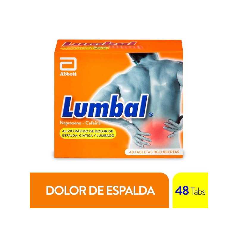 LUMBAL 48 TABLETAS NAPROXENO SODICO-CAFEINA