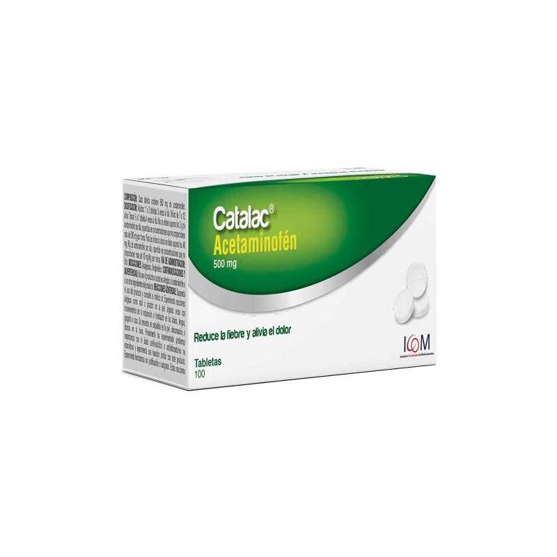 CATALAC 500 MGS X 100 TBS (PUMCV) (ACETAMINOFEN)