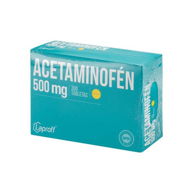 ACETAMINOFEN 500 MG 300 TABLETAS LP (RF) ACETAMINOFEN ACETAMINOFEN 500 MG 300 TABLETAS LP (RF) ACETAMINOFEN
