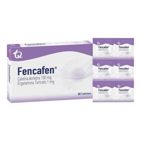 FENCAFEN 100 MG 20 TABLETAS ERGOTAMINA-CAFEINA