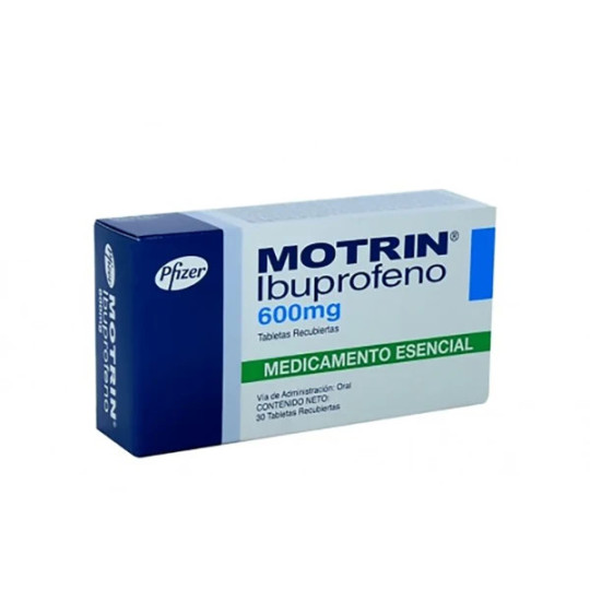 MOTRIN 600 MG 30 GRAGEAS IBUPROFEN MOTRIN 600 MG 30 GRAGEAS IBUPROFEN