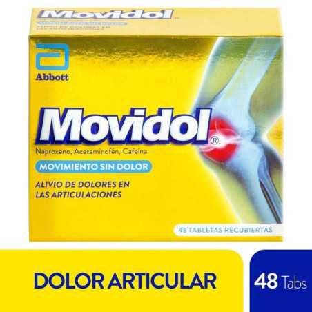 MOVIDOL 48 TABLETAS ACETAMINOFEN NAPROXENO SODICO CAFEINA