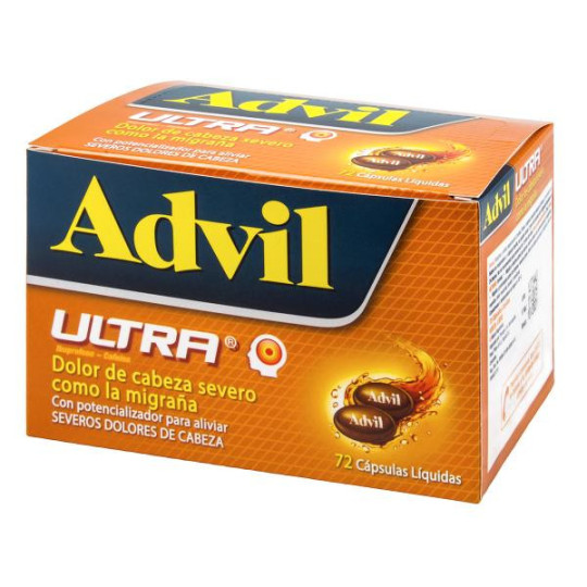 ADVIL ULTRA 72 CAP IBUPROFEN ADVIL ULTRA 72 CAP IBUPROFEN