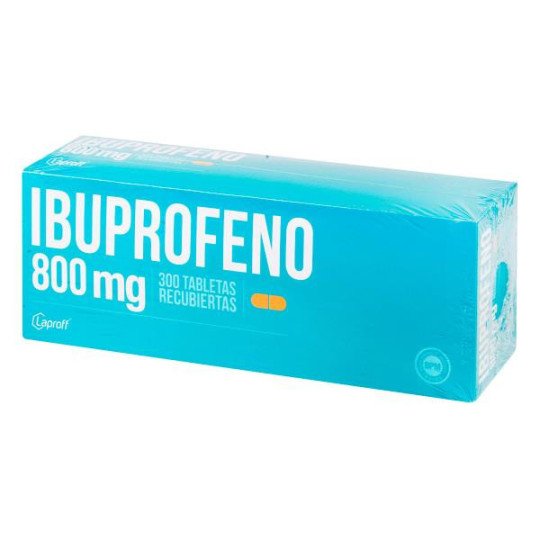 IBUPROFENO 800 MG 300 TABLETAS LP IBUPROFEN 