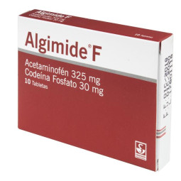 ALGIMIDE F 325 MG 10 TABLETAS ACETAMINOFEN CODEINA
