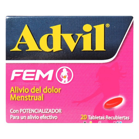 ADVIL FEM 20 TABLETAS IBUPROFEN ADVIL FEM 20 TABLETAS IBUPROFEN