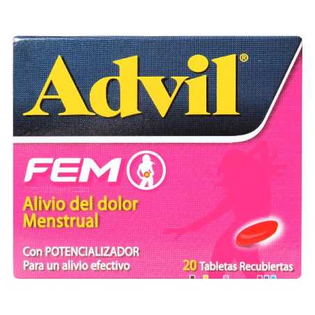 ADVIL FEM 20 TABLETAS IBUPROFEN