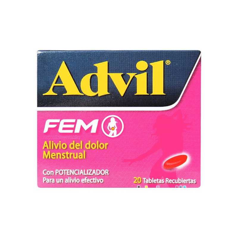 ADVIL FEM 20 TABLETAS IBUPROFEN ADVIL FEM 20 TABLETAS IBUPROFEN