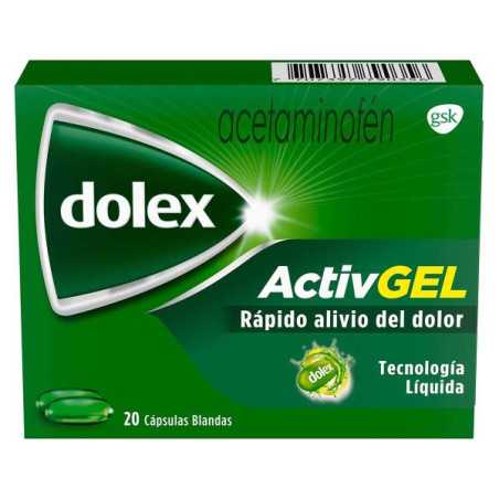 DOLEX ACTIVEGEL 20 CAPSULAS LIQUIDAS ACETAMINOFEN