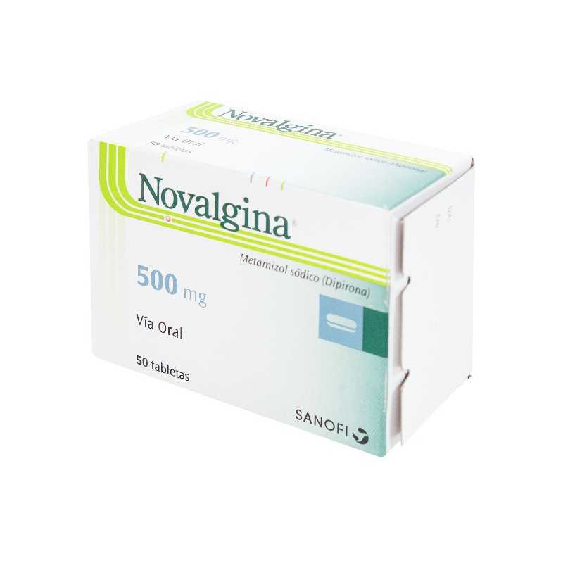 NOVALGINA 500 MG 50 TBS DIPIRONA