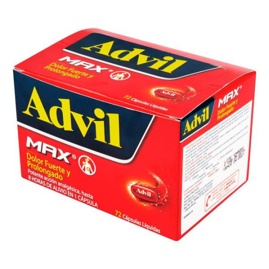 ADVIL MAX 72 CAP IBUPROFEN