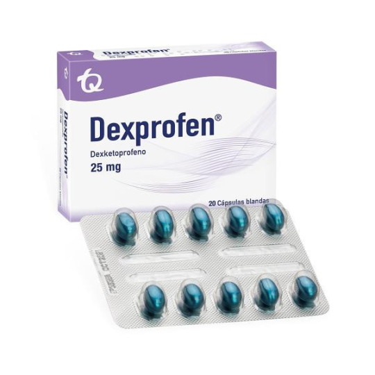DEXPROFEN 25MG 20 CAP DEXKETOPROFENO