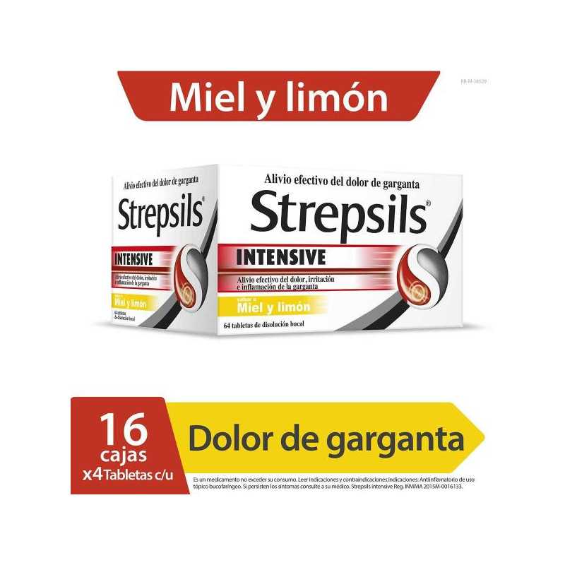 STREPSILS INTENSIVE 8.75 MG 16 SOBRES 4 TBS STREPSILS INTENSIVE 8.75 MG 16 SOBRES 4 TBS